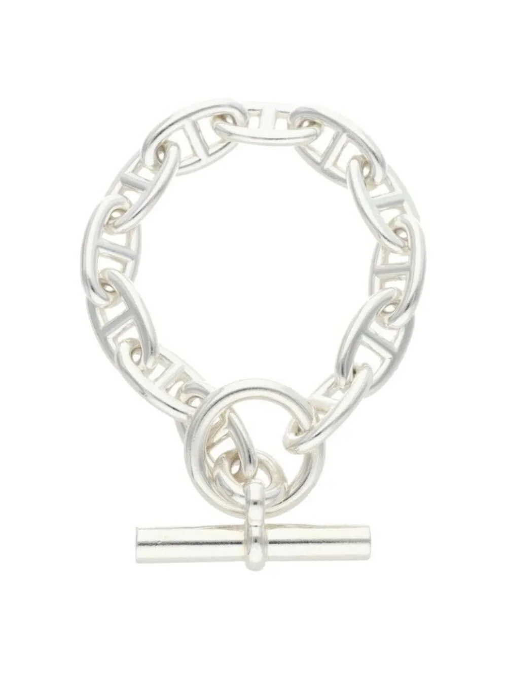 Hermes Chaine D'ancre GM Silver Bracelet